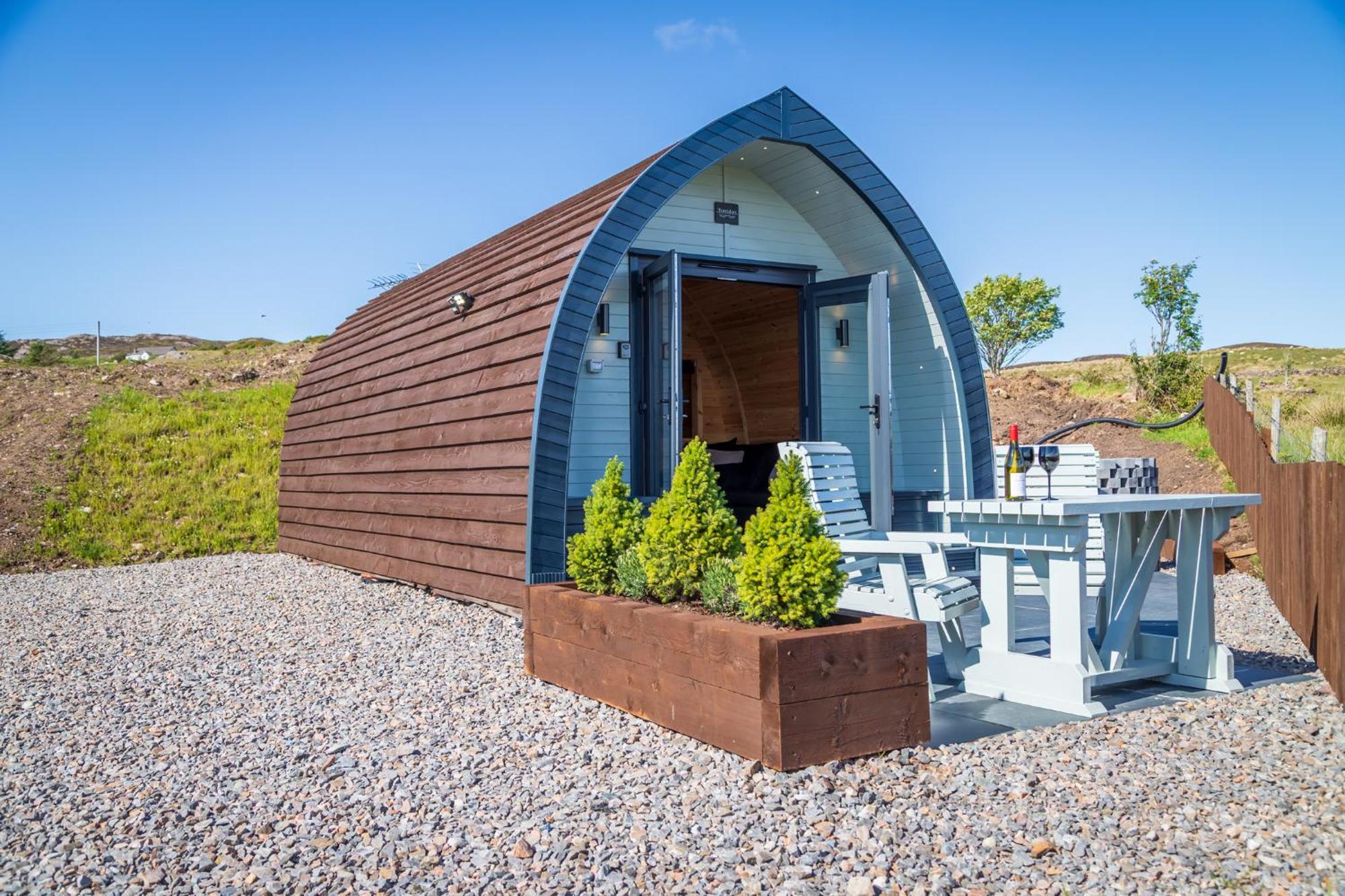 Apartamento Loch Ewe Luxury Pods Mellon Charles Exterior foto